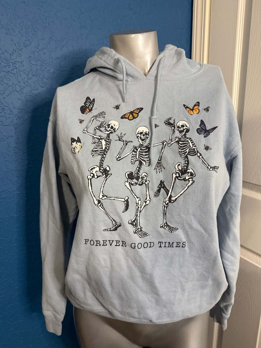 Cold Crush Forever Good Times Skeleton Hoodie XS